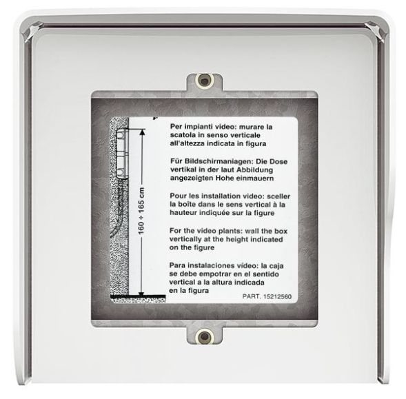 Bticino 350612 AP box Sfera New 1 module ALLWHITE, (aluminium)