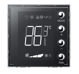 Bticino H4691 SCS room thermostat with display anthracite My Home