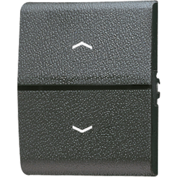 Jung 800P rocker switch 1-way, with arrow symbols, thermoplastic, WG 800, anthracite