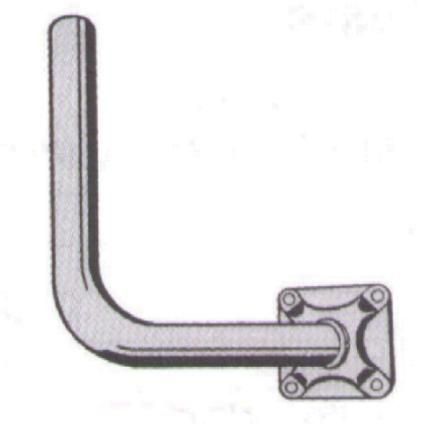 Kathrein ZAS61 wall bracket long