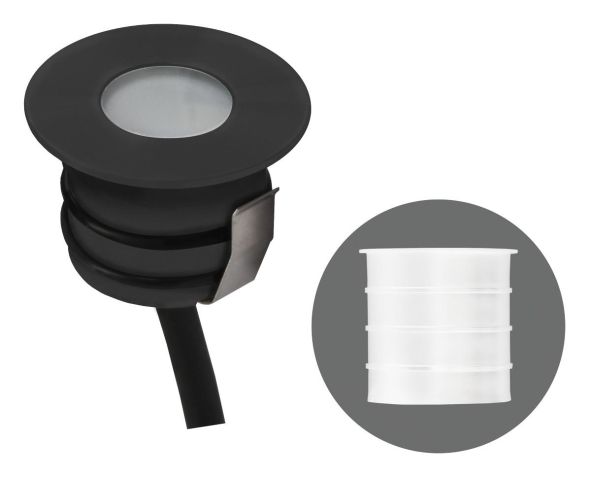 EVN 441520A 0.6W 3000K 36lm IP65 anthracite LED recessed floor spotlight LB21