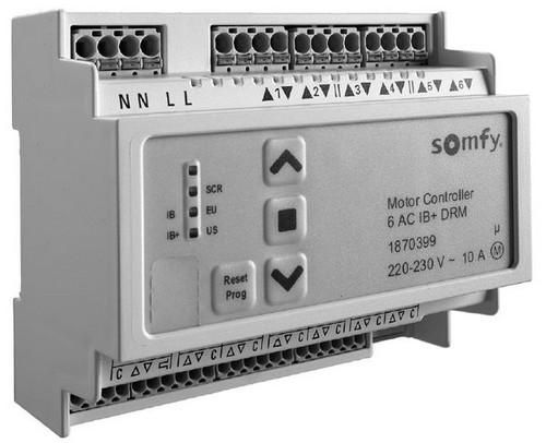 Somfy 1870399 animeo IB+ 6 AC Moco DRM REG 220-230 VAC motor control unit
