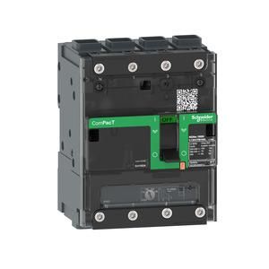 Schneider Electric C11F4TM080L 80 A with TM80D 4P/4T 36kA/415V EverLink ComPacT NSXm