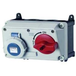 Mennekes 7621 wall socket DUO 16A 3-pole 6h 230V IP67