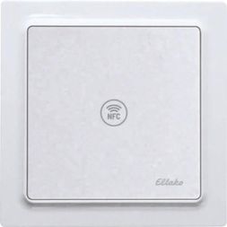 Eltako 30055648 NFCS55E-pg E-Design55 polar white glossy NFC sensor