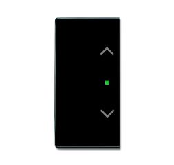 Busch-Jaeger 6232-20-81 rocker switch, 2-way left/right, with symbol 'blind' anthracite