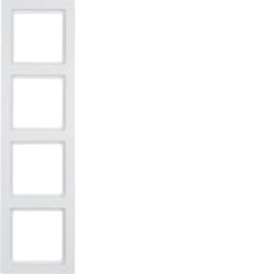 Berker 10146099 frame polar white velvet Berker Q.3