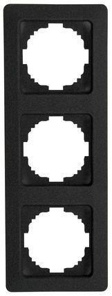 Kopp 305815062 MILANO 3-way anthracite cover frame