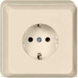 ELSO 515110 socket 1-way 16A RENOVATION pearl white