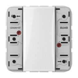 JUNG CD52931ST KNX pushbutton sensor F50 series CD | 3-fold, universal, secure