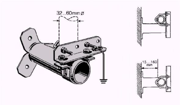Kathrein ZTI01 Mast spacer
