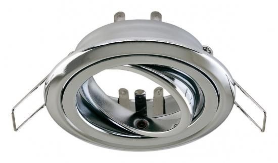 EVN 752011 round black chr GX5.3 max.50W 12V recessed ceiling spotlight