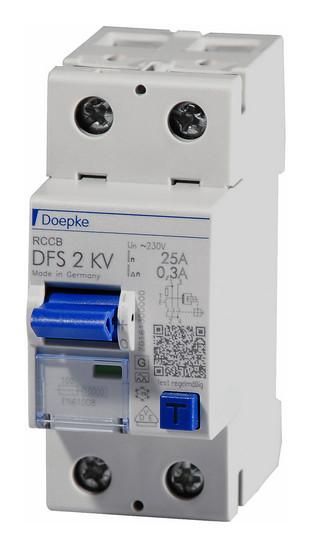 Doepke DFS2 080-2/0.03-A KV residual current device two-pole 80A 0.03A Type A KV, 09154609