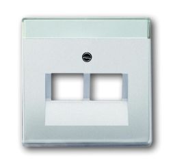 Busch-Jaeger 1803-02-866 central plate, 2-way stainless steel