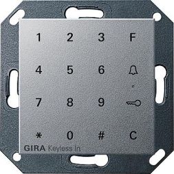 Gira 260526 Gira Keyless In code keypad System 55 color aluminum