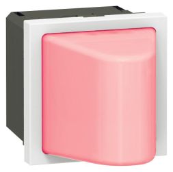 Legrand 078570 signal light MOSAIC rt 230V 2mod ws , (red)