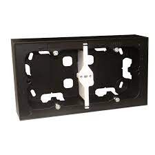 EFAPEL LOGUS 90 SERIES DOUBLE SURFACE MOUNT BOX BK