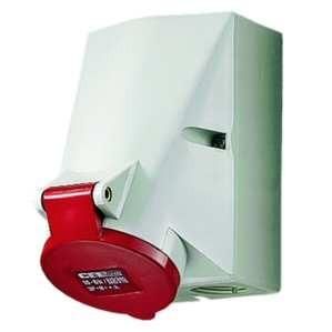 Mennekes 22126A wall socket 32A 4-pole 6h 400V IP44