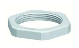OBO Bettermann 116PG13,5 light grey lock nut, 2048132