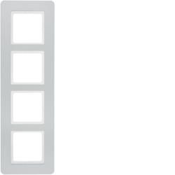 Berker 10146184 Frame 4-way Berker Q.7 alu velvet