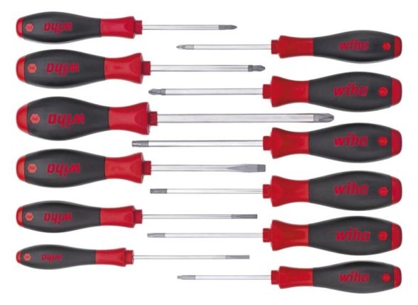 Wiha 41002 302HK12 302HK12 Screwdriver SoftFinish Set 12pcs