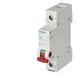 Siemens 5TL1191-1 switch 100A 1-pole with red handle