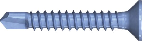 Reisser 007505S021-039032S-1 DIN 7504 P, drill screw, Flako. RN 7505, 3.9 X 32, steel, galvanized, blue pass., packed 100 a