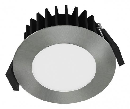EVN L5408139902 13W RGB+3000K max. 717lm IP54 chrome-sat LED recessed ceiling spotlight LB21