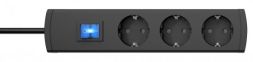 Kopp 232705012 UNOversal 3-way anthracite 5m power strip