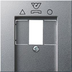 Gira 026026 cover for TDO System 55 color aluminum