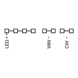 LUNATONE 86458911-700 DALI LED dimming actuator CC DT8 DE | TW, 700mA