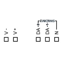 LUNATONE 86458911-700 DALI LED dimming actuator CC DT8 DE | TW, 700mA