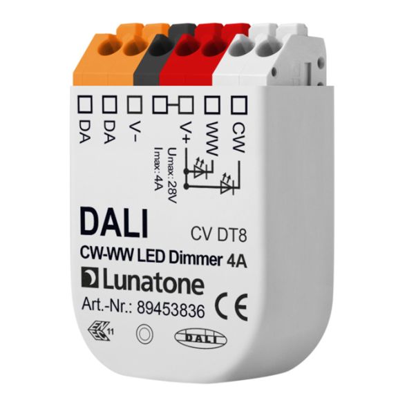 LUNATONE 89453836 DALI LED dimming actuator CV DT8 UP | TW, 4 A