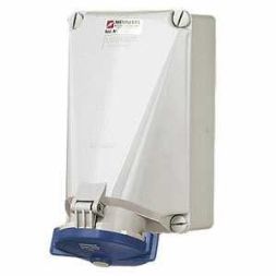 Mennekes 138 wall socket 125A 4-pole 9h 230V IP67
