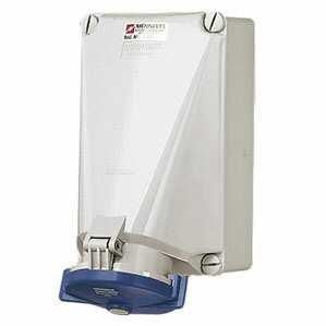 Mennekes 138 wall socket 125A 4-pole 9h 230V IP67