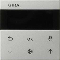 Gira 5366600 blind and timer display system 55 stainless steel