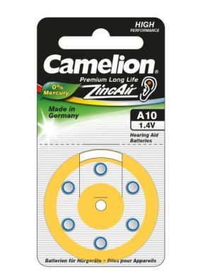 Hückmann 141242 10 Zinc Air 6er Rad (PK=6pcs.) hearing aid battery