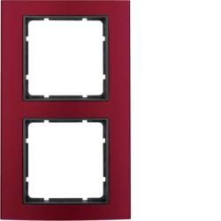 Berker 10123012 frame aluminum, red/anthracite Berker B.3