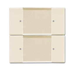 Busch-Jaeger 6736/01-82 Wall transmitter ZigBee Light Link, 2 channels ivory white