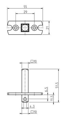 Rademacher 93401001 Adapter VK 4010-M