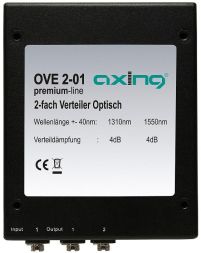 Axing OVE00201 Optical 2-way distributor