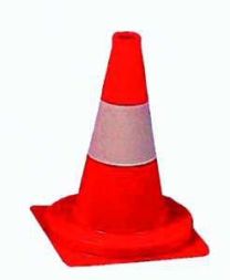 PROTEC.class 05103032 Construction site safety warning cone PWLK 75cm