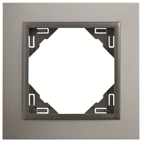 EFAPEL SINGLE FRAME ALUMINIUM/GRAY