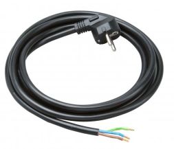 Kopp 147703019 GST18 H05VV 3G1,5qmm 3m black supply cable