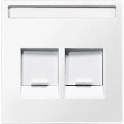 MERTEN MEG4564-0419 Central plate 2-way polar white