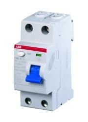 ABB Stotz-Kontakt F202 A-25/0.1, residual current device 2P, type A, 25A, 100mA, 2CSF202101R2250