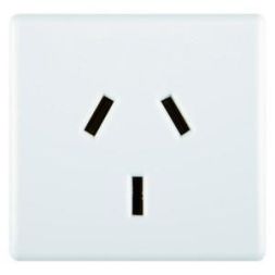 Gewiss GW20248 2M 2P+PE 10A Argentinian stand white socket