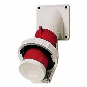 Mennekes 474 32A5P 6H400V IP67 panel mount plug
