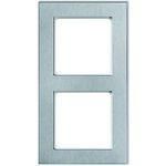 Hochköpper 00186491 2-way Nova brushed stainless steel pure white frame