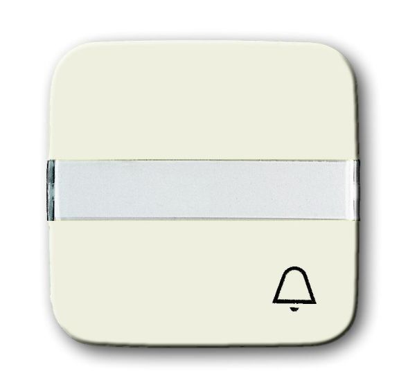 Busch-Jaeger 2506 N/KI-212 rocker switch, with label field white